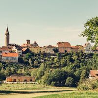 Stadtansicht Kirchberg an der Jagst
