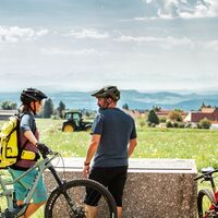 Panoramatafel am Wanderparkplatz