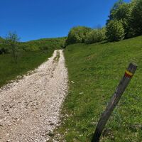 Weg von Fully nach Plans d'Hotonnes