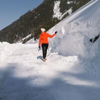 Schneewechten entlang des Ofensteigweg