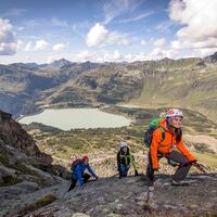Klettersteig Silvapark Ballunspitze