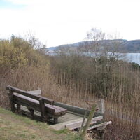Bank oberhalb Kattenhorn