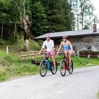 Biketour - unterhalb der Sennhütte Falzthurn