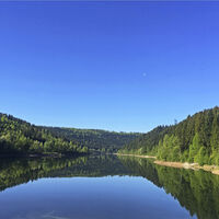 Nagoldtalsperre untere Staumauer (Hauptdamm)