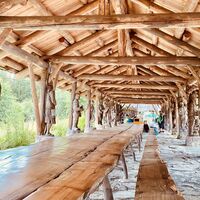 Längster Tisch der Welt in Blockhausen