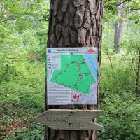 Hinweisschild Rollstuhlwanderweg