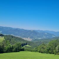 Panoramablick auf das Grazer Bergland