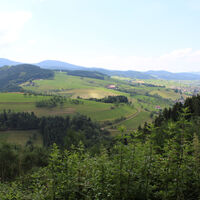 Ausblick auf Oberharmersbach und ins Harmersbachtal