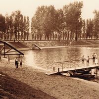 Badeanstalt Pappelsee um 1930