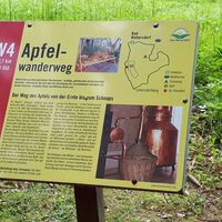 Informationstafel über den W4