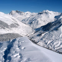 Blick vom Chrüz Richtung St. Antönien