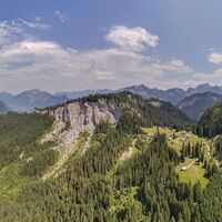 Panorama von der Hütteneckalm