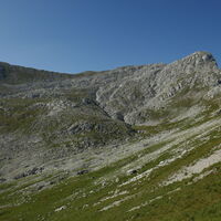 Rückblick zum Buchstein-Gipfel