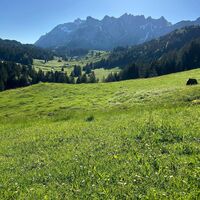 Rundweg Chatzenloch, Sicht auf den Säntis