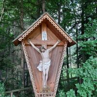 Wegkreuz am Erlebnisweg Honigbiene, Anger, in der Oststeiermark