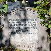 Grab von Konrad Duden am Hauptfriedhof Bad Hersfeld