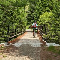 Brücke über den Rio Malrif - Decauville - MTB