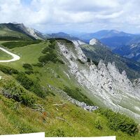 Übergang zum Windberggipfel