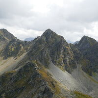 die Östliche Engelkarspitze und die wilden Grate ringsum