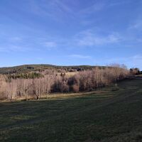 Rückblick zum Libín unterhalb von Libínské Sedlo