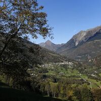 Die romanische Kirche San Carlo in Negrentino