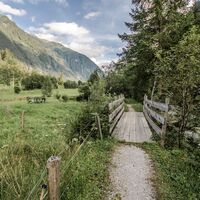 Holzbrücklein beim vlg. Bärnhofer im Obertal