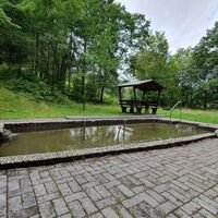 Tretbecken in Bödefeld am Wanderparkplatz Luchternbermecke