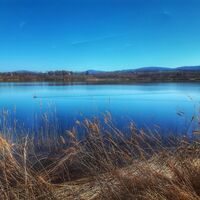 Olbersdorfer See - Hintergrund Naturpark Zittauer Gebirge - Autor Dasa Hrehova