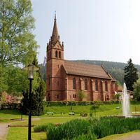 Die Kirche in Höfen an der Enz