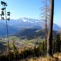 Ausblick auf das Untersbergmassiv