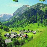 Das Dorf Weisstannen