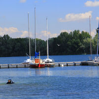Segelboote auf dem Reeser Meer