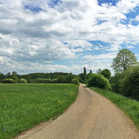Radweg bei A5 Richtung Urloff