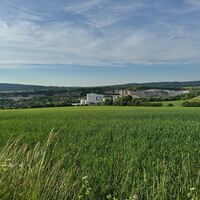 Weiße Wände von Krölpa