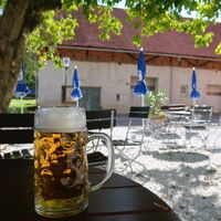 Bier- und Weingärten entlang der Strecke