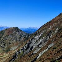 Durchblick zwischen Zinken und Gumpeneck zum Gr. Phyrgas