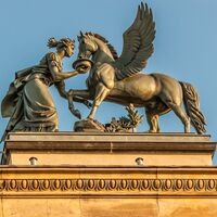 Berlin Altes Museum Dach
