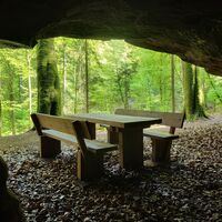 Rastplatz an den Hungerpfuhlfelsen