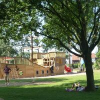 Piratenschiff im Traumspielplatz am Seeburger See