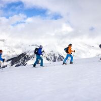 Leichte Skitour in St. Antönien