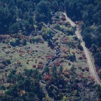 Flug über Brestovec.