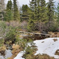9.3 km Querung des Abflusses von den Scheibelseen