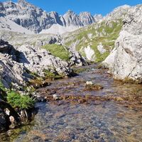 Bach direkt unterhalb des Bittrichsees