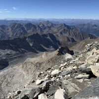 Ausblick vom Hochfeiler nach Westen