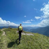 Hinauf zum Gipfel