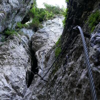 die letzten Meter zurück zum Tageslicht