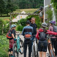 GT MTB Ariège Pyrenäen Gastgeber Fahrrad willkommen
