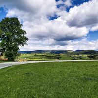 Aussicht von Kriechenlee, Naturpark Almenland in der Oststeiermark