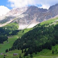 Blick zur Latemar