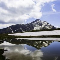 Letzte Schneeresten im Juni oder Juli können durchaus vorkommen